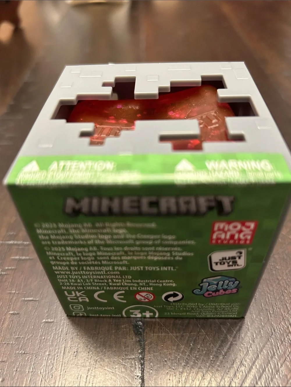 Minecraft Red Pixel Jelly Cubes